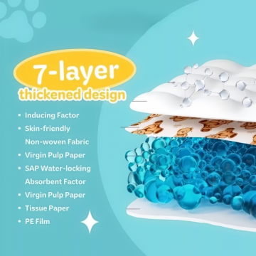 Dono's Diary Pee Pad Bear M (40pcs)